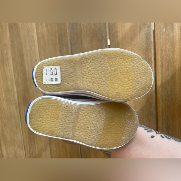 Keds Kickstart Seasonal Infant Kids Sz 4.5M Girls Blue Colorful Low Sneakers - Picture 3 of 4